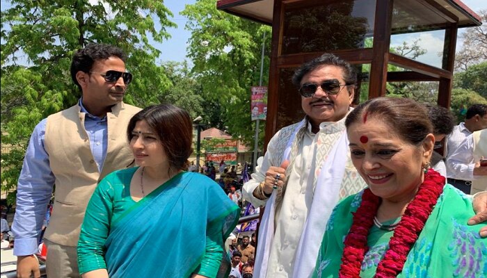 ಎಸ್ಪಿ ಟಿಕೆಟ್ ನಲ್ಲಿ ಪತ್ನಿ ಪೂನಂ ಸ್ಪರ್ಧೆ; ಪತಿಯಾಗಿ ಪತ್ನಿ ಬೆಂಬಲಿಸುವುದು ನನ್ನ ಕರ್ತವ್ಯ-ಶತ್ರುಘ್ನ ಸಿನ್ಹಾ ಎಸ್ಪಿ ಟಿಕೆಟ್ ನಲ್ಲಿ ಪತ್ನಿ ಪೂನಂ ಸ್ಪರ್ಧೆ; ಪತಿಯಾಗಿ ಪತ್ನಿ ಬೆಂಬಲಿಸುವುದು ನನ್ನ ಕರ್ತವ್ಯ-ಶತ್ರುಘ್ನ ಸಿನ್ಹಾ