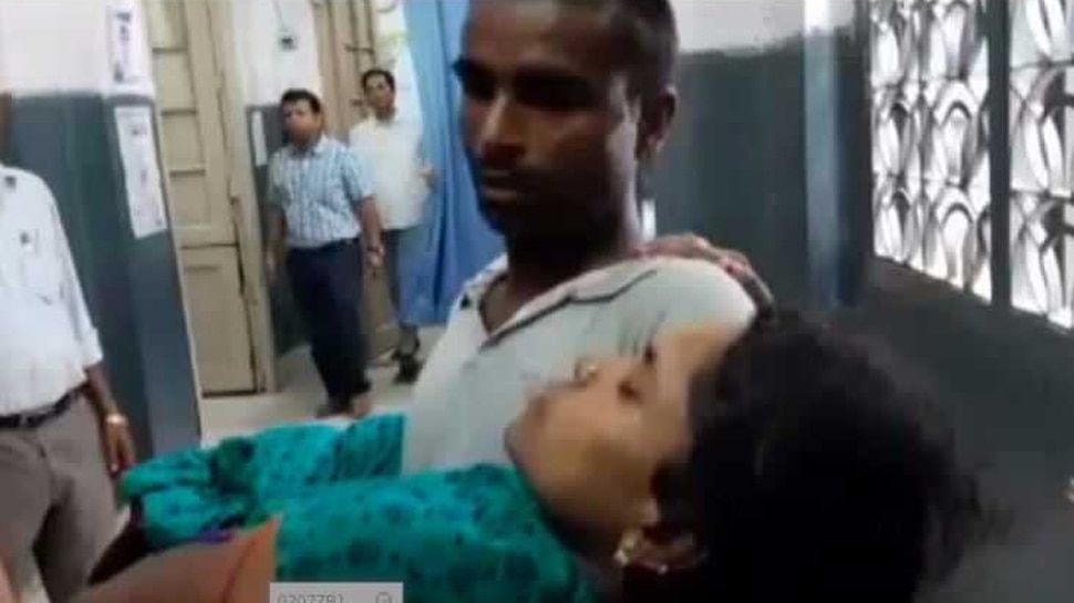 Pregnant Woman Did Not Get Stretcher In Bihrs Pmch Ind