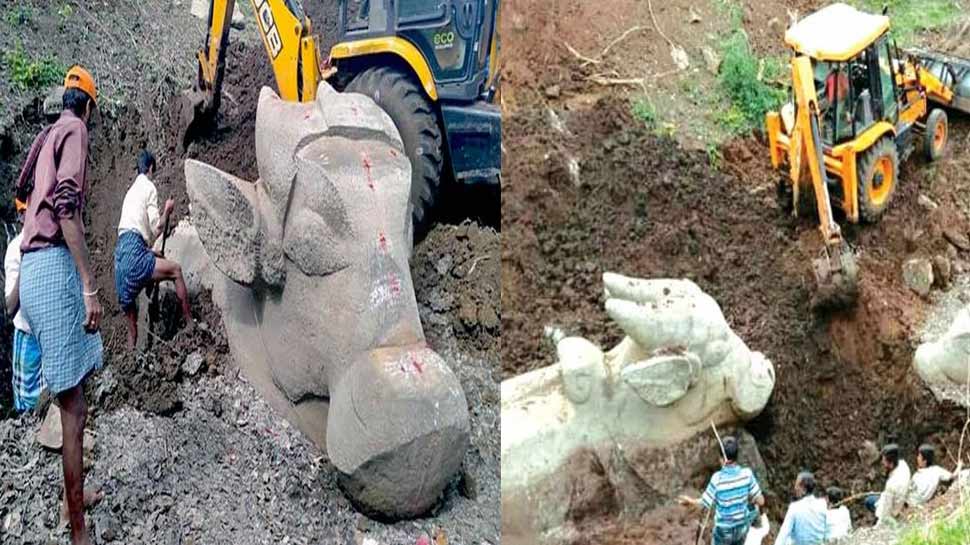 ಮೈಸೂರಿನಲ್ಲಿ ಪೌರಾಣಿಕ ಹಿನ್ನೆಲೆಯುಳ್ಳ ನಂದಿ ವಿಗ್ರಹ ಪತ್ತೆ! ಮೈಸೂರಿನಲ್ಲಿ ಪೌರಾಣಿಕ ಹಿನ್ನೆಲೆಯುಳ್ಳ ನಂದಿ ವಿಗ್ರಹ ಪತ್ತೆ!