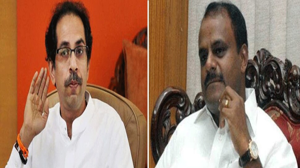 ಕರ್ 'ನಾಟಕ' ಕೊನೆಗೊಳ್ಳಬೇಕು: ಸಿಎಂ ಕುಮಾರಸ್ವಾಮಿ ಮೇಲೆ ಶಿವಸೇನೆ ವಾಗ್ದಾಳಿ ಕರ್ 'ನಾಟಕ' ಕೊನೆಗೊಳ್ಳಬೇಕು: ಸಿಎಂ ಕುಮಾರಸ್ವಾಮಿ ಮೇಲೆ ಶಿವಸೇನೆ ವಾಗ್ದಾಳಿ