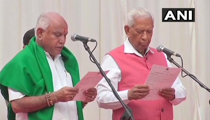 ಇಂದೇ ಮುಖ್ಯಮಂತ್ರಿಯಾಗಿ ಪ್ರಮಾಣವಚನ ಸ್ವೀಕರಿಸಲಿರುವ ಬಿ.ಎಸ್. ಯಡಿಯೂರಪ್ಪ! ಇಂದೇ ಮುಖ್ಯಮಂತ್ರಿಯಾಗಿ ಪ್ರಮಾಣವಚನ ಸ್ವೀಕರಿಸಲಿರುವ ಬಿ.ಎಸ್. ಯಡಿಯೂರಪ್ಪ!