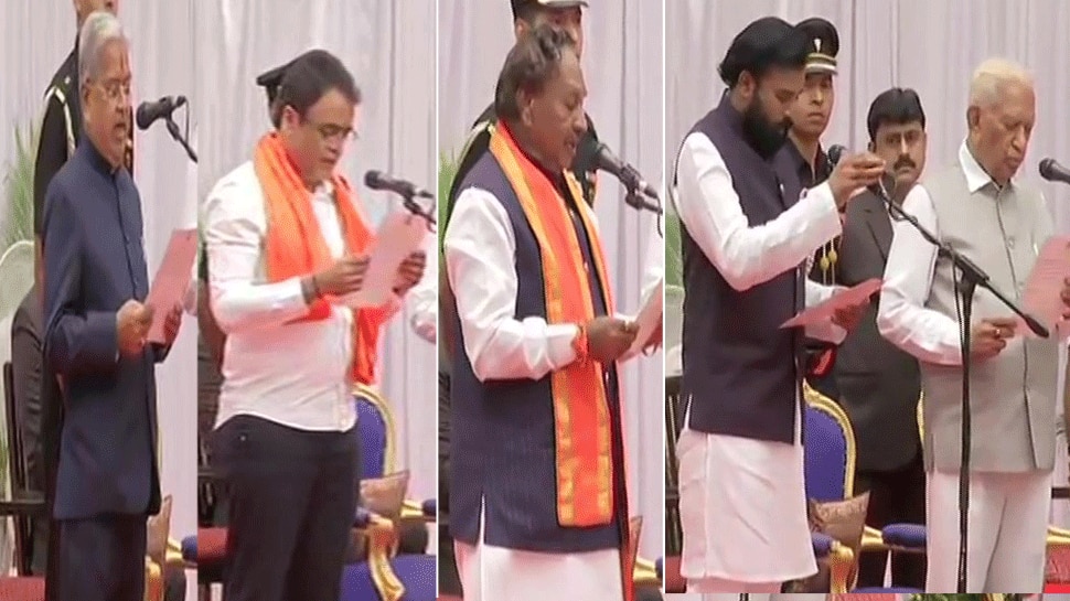 ಸಿಎಂ ಯಡಿಯೂರಪ್ಪ ಸಂಪುಟಕ್ಕೆ 17 ನೂತನ ಸಚಿವರ ಸೇರ್ಪಡೆ; ಹಳೇ ಮೈಸೂರು ಭಾಗಕ್ಕೆ ಸಿಗದ ಮನ್ನಣೆ ಸಿಎಂ ಯಡಿಯೂರಪ್ಪ ಸಂಪುಟಕ್ಕೆ 17 ನೂತನ ಸಚಿವರ ಸೇರ್ಪಡೆ; ಹಳೇ ಮೈಸೂರು ಭಾಗಕ್ಕೆ ಸಿಗದ ಮನ್ನಣೆ