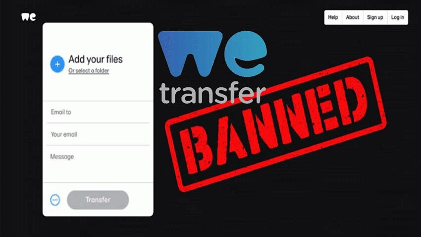 ಭಾರತದಲ್ಲಿ ನಿರ್ಬಂಧನೆಗೆ ಒಳಗಾದ We Transfer... ಕಾರಣ ಏನು ಗೊತ್ತಾ? ಭಾರತದಲ್ಲಿ ನಿರ್ಬಂಧನೆಗೆ ಒಳಗಾದ We Transfer... ಕಾರಣ ಏನು ಗೊತ್ತಾ?