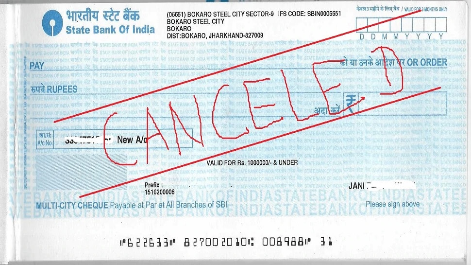 Cancelled Cheque When Why How To Issue A Cheque