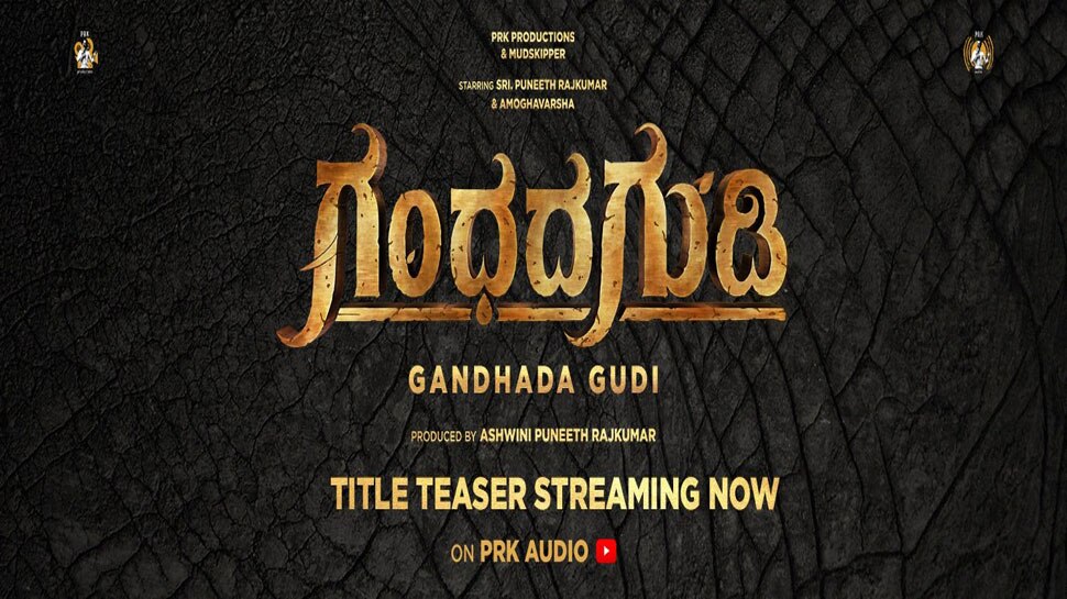 Puneeth Rajkumars Dream Project Gandhada Gudi Title Teaser Released On Prk Audio Gandhada Gudi 0113