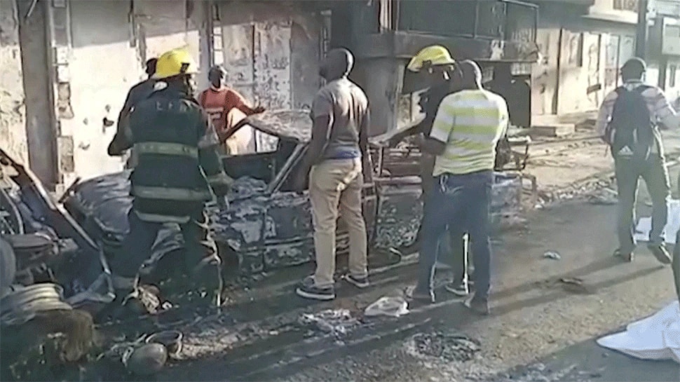 Haiti Blast Over 50 People Burnt Alive 20 Houses Gutted In Haiti Gas