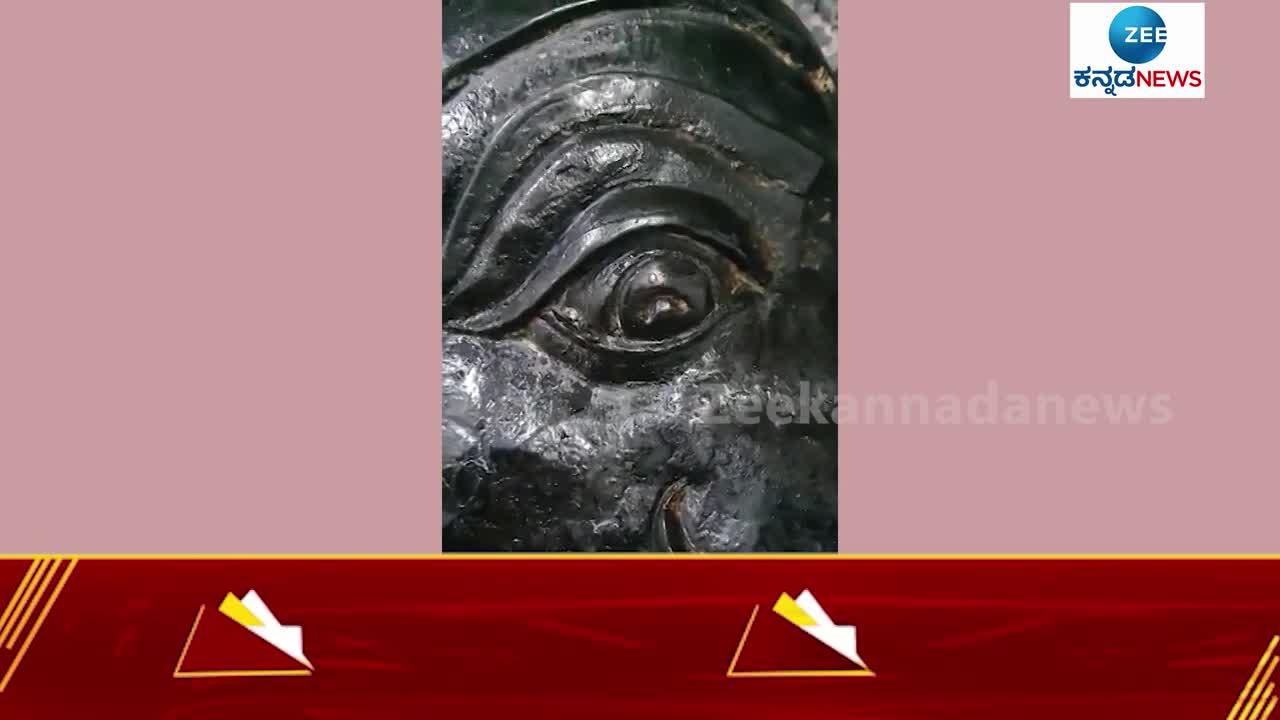 Tears came out from eyes of Hanuman statue in Hubli