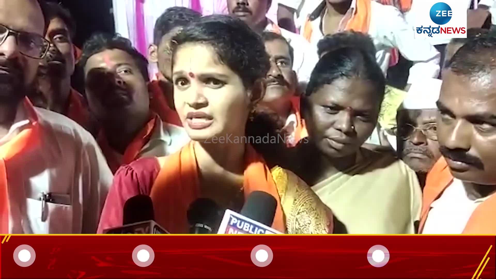 Chaitra Kundapura Calls for boycott campaignof muslim festivals