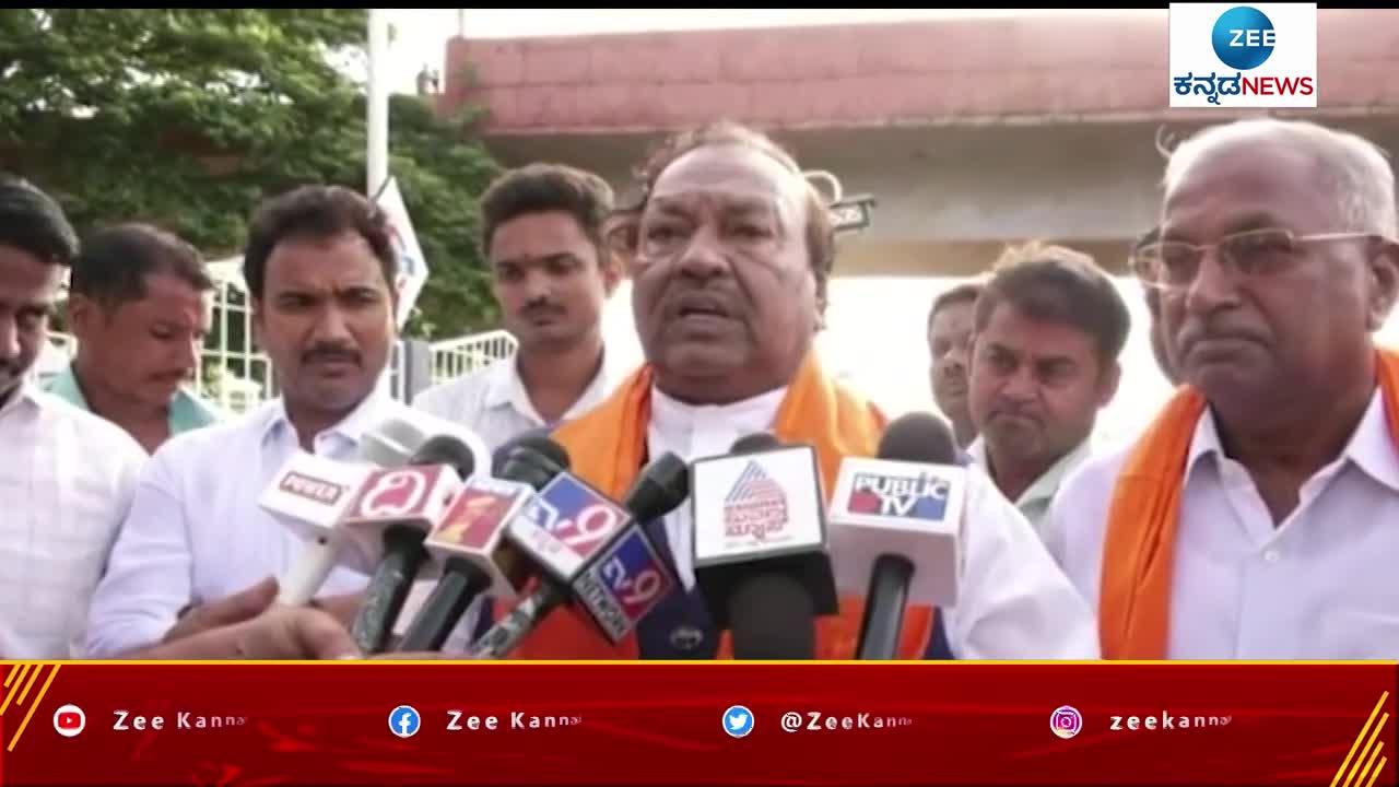 KS Eshwarappa about HD Devegowda family