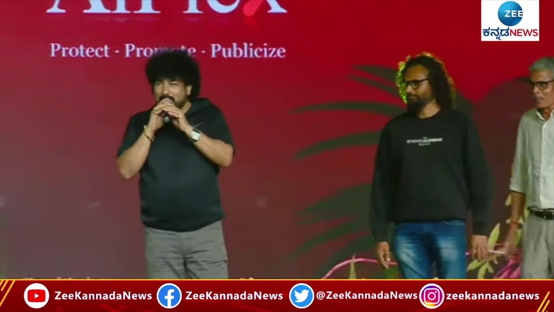 Music Director Gurukiran in Veda Teaser Release Event 