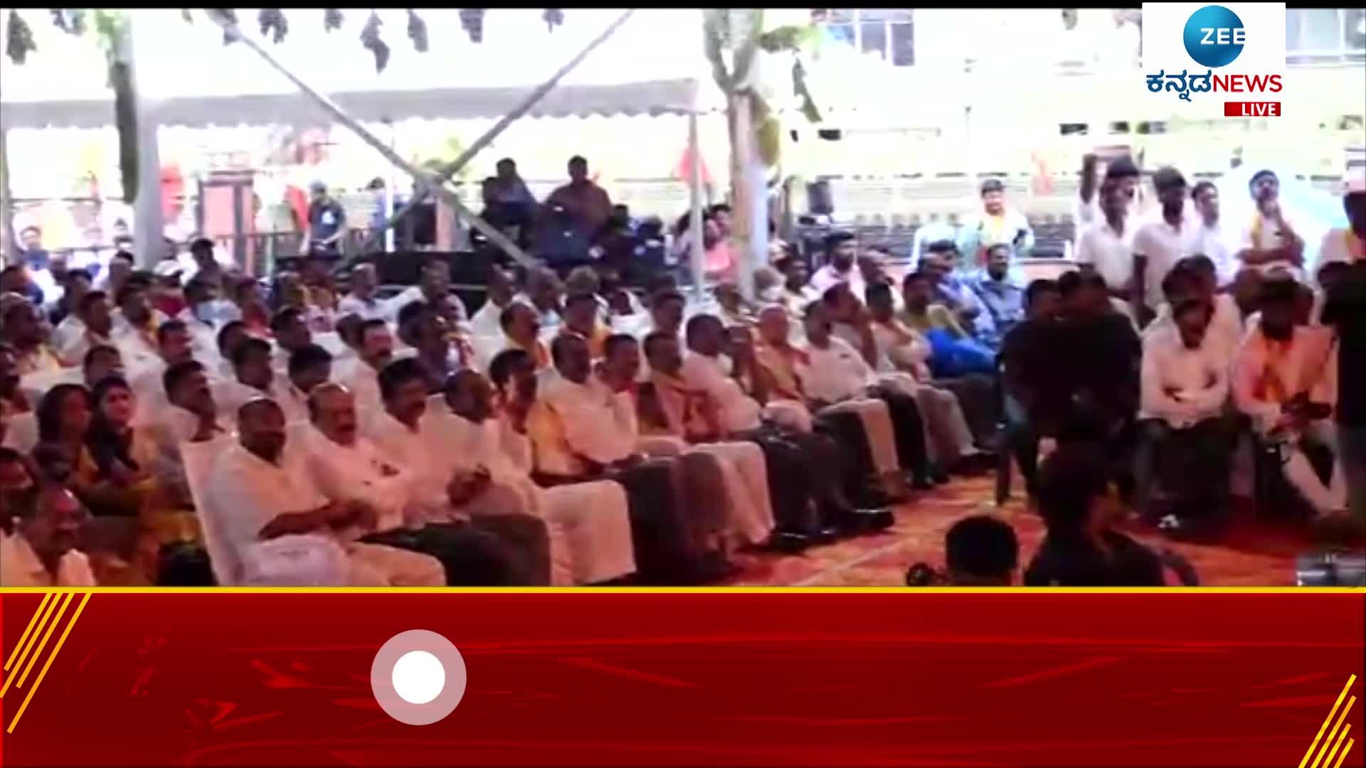 KPCC President DK Shivakumar on Kempegowda Jayanti celebration