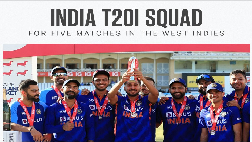 team india squad against west indies has been announced for 5 match t20