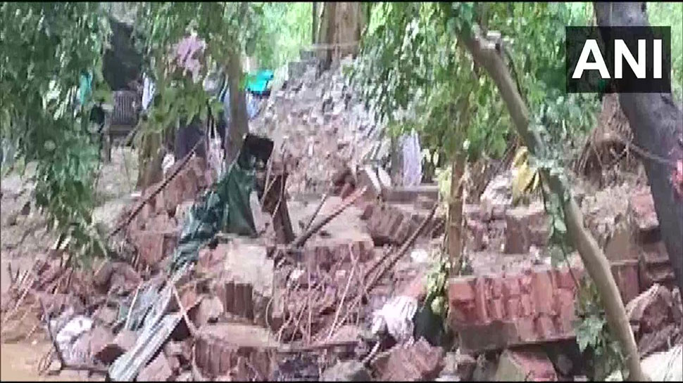 At least nine people died and two others were injured when a wall