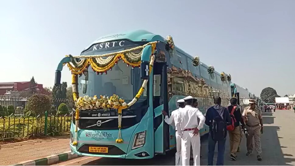 Cm Basvaraj Bommai Launches New Ambaari Utsav Volvo 9600s Multi Axle