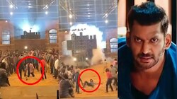Mark Antony: ನಿಯಂತ್ರಣ ತಪ್ಪಿದ ಟ್ರಕ್, ಅಪಘಾತದಿಂದ ನಟ ವಿಶಾಲ್ ಗ್ರೇಟ್ ಎಸ್ಕೇಪ್!!