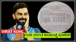 Virat Kohli 10ನೇ ತರಗತಿ ರಿಸಲ್ಟ್ ಸೋರಿಕೆ, ಈ ವಿಷಯದಲ್ಲಿ ಫೇಲ್ ಆಗ್ತಾ ಆಗ್ತಾ ಎಸ್ಕೇಪ್ ಆಗಿದ್ದಾರೆ ಕಿಂಗ್ ಕೊಹ್ಲಿ!