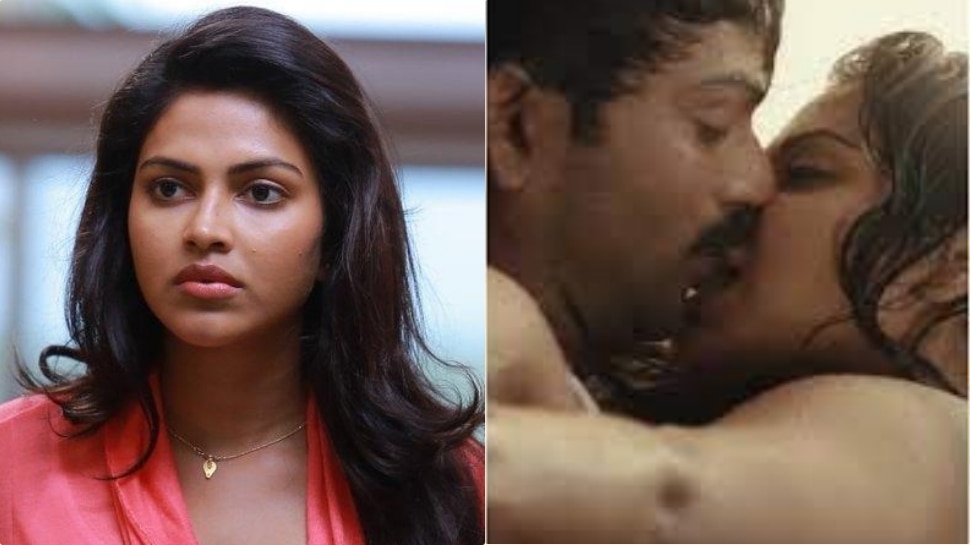 Hebbuli Actress Amala Paul Lip Kiss Photo Viral Amala Paul Lip Kiss