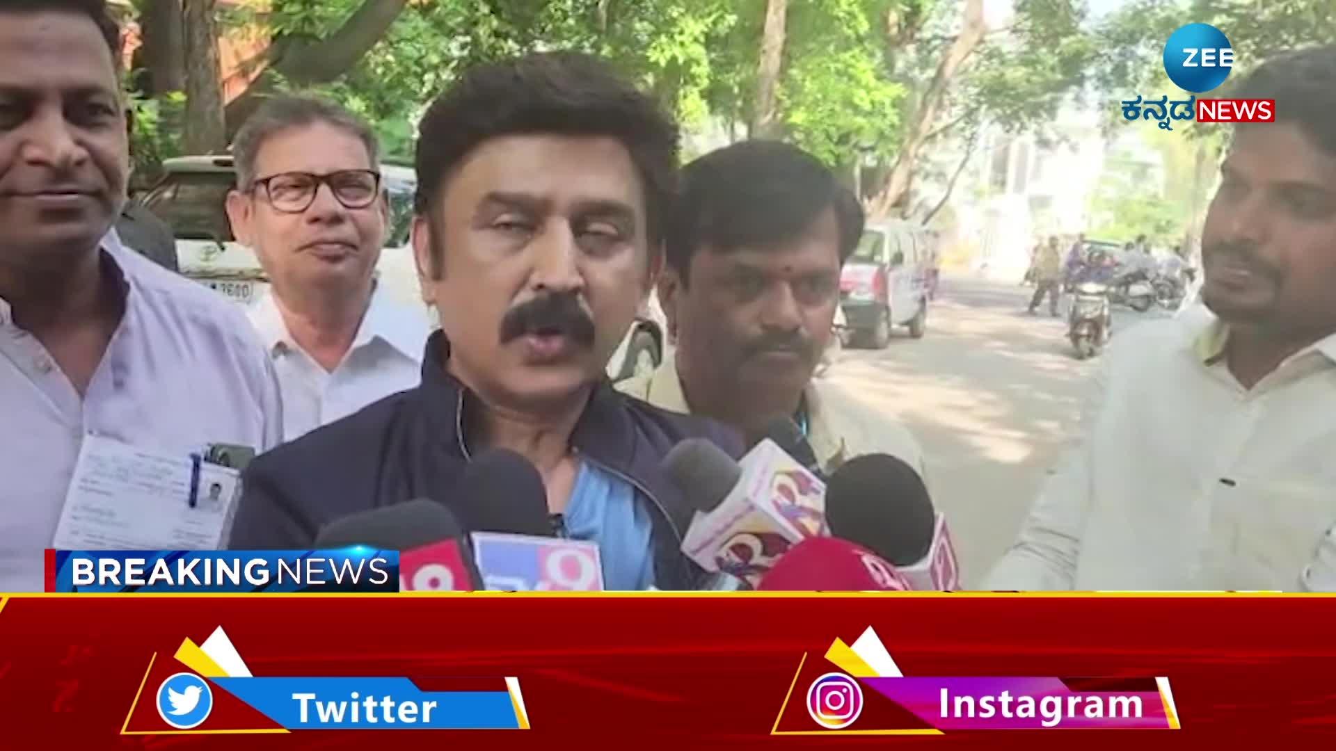  Actor Ramesh Aravind voted