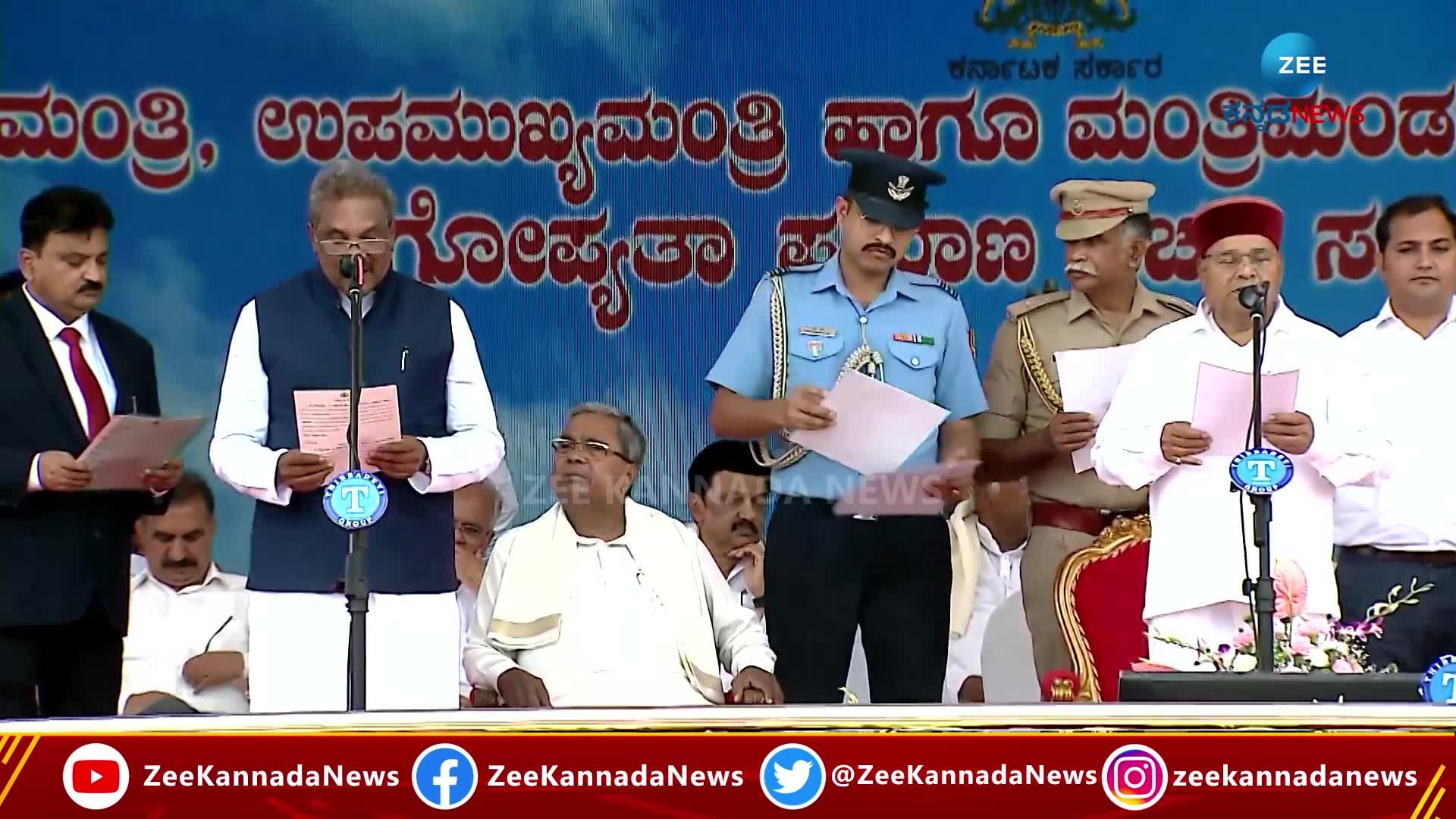   k j George  oath taking 