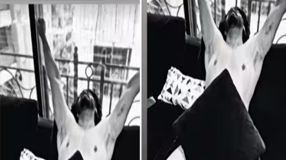 Malaika Arora shared a photo of Arjun Kapoor lying on the bed without