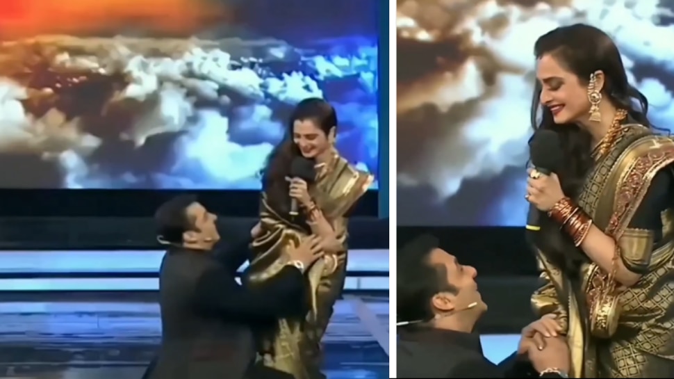 Salman Khan And Actress Rekha On The Stage Of Bigg Boss Season 8 | ಬಿಗ್ ...