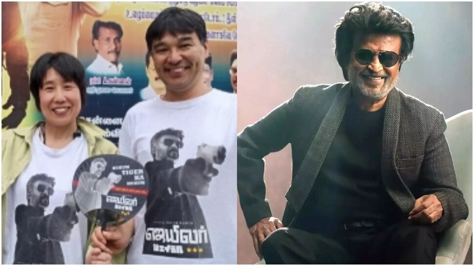 Japanese Rajnikanth japanese couple came india to watch Rajinikanth jailer movie | ತಲೈವಾ ...