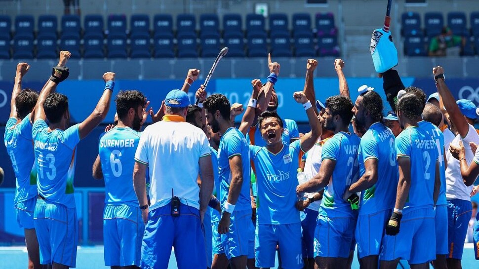 Indian mens hockey team created history by winning the gold medal after