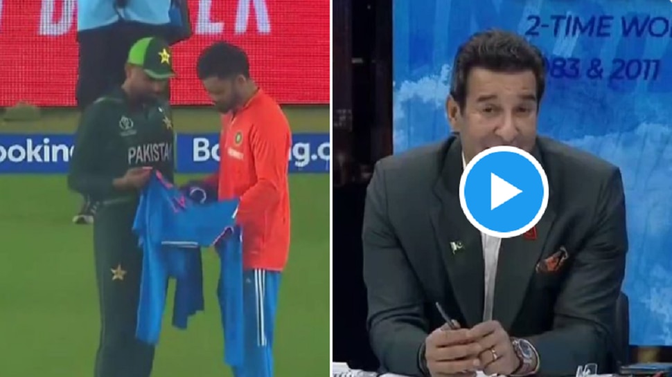  "ಬಾಬರ್ ಅಜಮ್ ವಿರಾಟ್ ಕೊಹ್ಲಿಗೆ  ಟಿಶರ್ಟ್ ಕೇಳಬಾರದಿತ್ತು"-ವಾಸಿಂ ಅಕ್ರಂ 