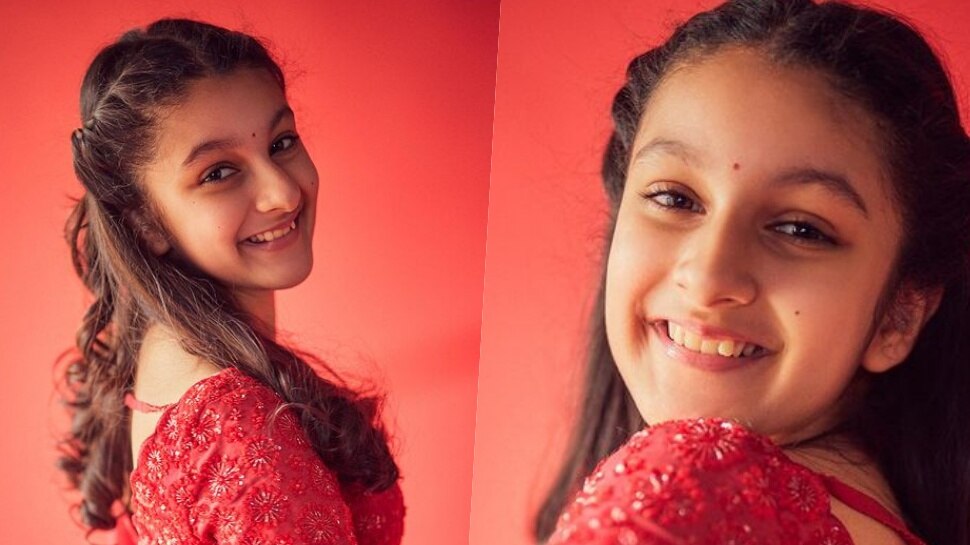 Sitara Ghattamaneni Viral Photos Sitara Ghattamaneni ಚಂದ್ರನಂತೆ