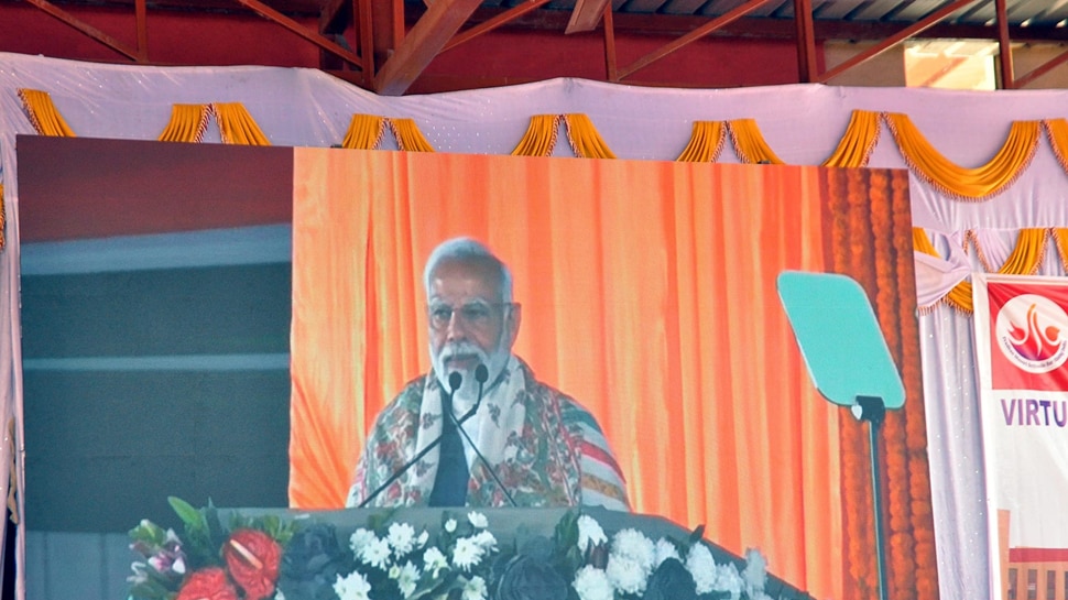 Inauguration of Gangavati Kendriya Vidyalaya by Prime Minister Narendra ...