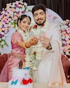 Serial Actress Kaustubha Mani Grand Engagement Ceremony Photos