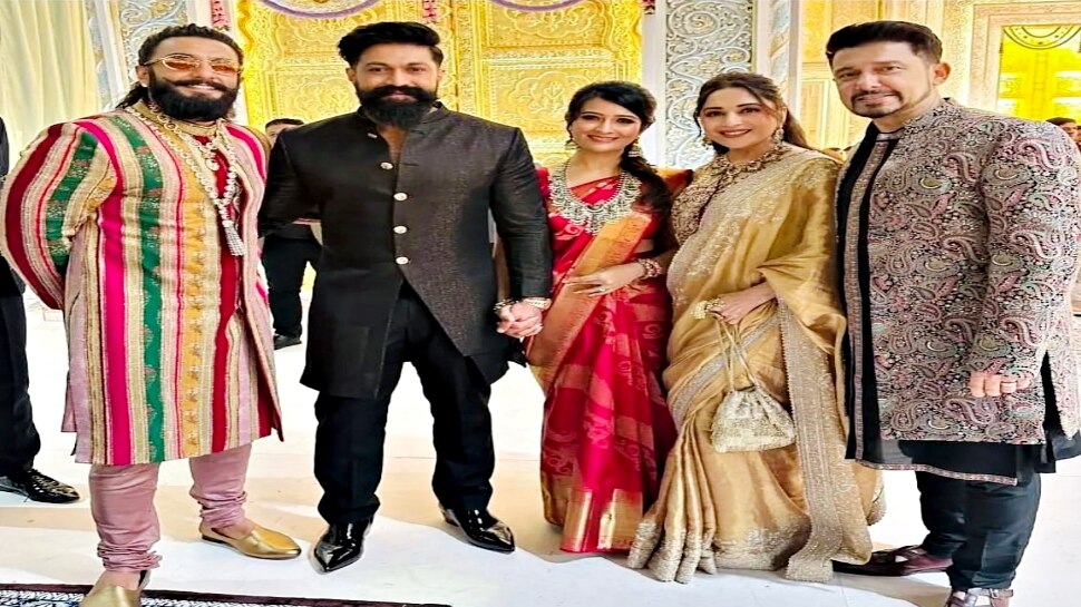 Sandalwoods Yash and Radhika Shine at Anant Ambanis Wedding Exclusive ...