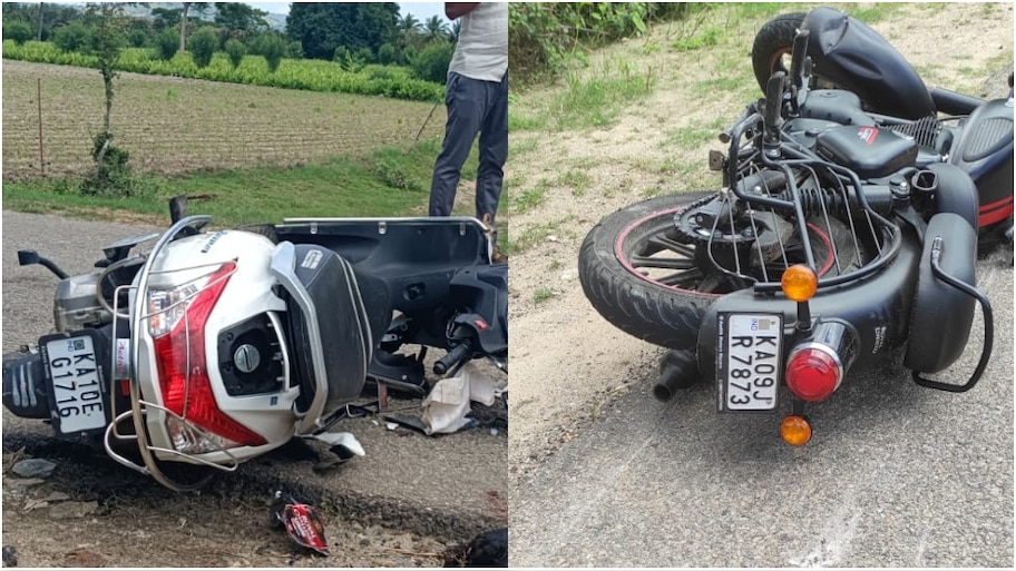 ತಿರುವಿನಲ್ಲಿ ಎರಡು ಬೈಕ್‌ಗಳ ನಡುವೆ ಮುಖಾಮುಖಿ ಡಿಕ್ಕಿ- ಇಬ್ಬರ ಸಾವು, ಓರ್ವನಿಗೆ ಗಾಯ