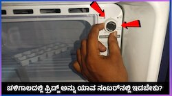 ಹೆಚ್ಚು ಬಾಳಿಕೆ ಬರಬೇಕಾದರೆ ಚಳಿಗಾಲದಲ್ಲಿ ಇಷ್ಟೇ ಇರಲಿ ಫ್ರಿಜ್ ಟೆಂಪರೇಚರ್ !