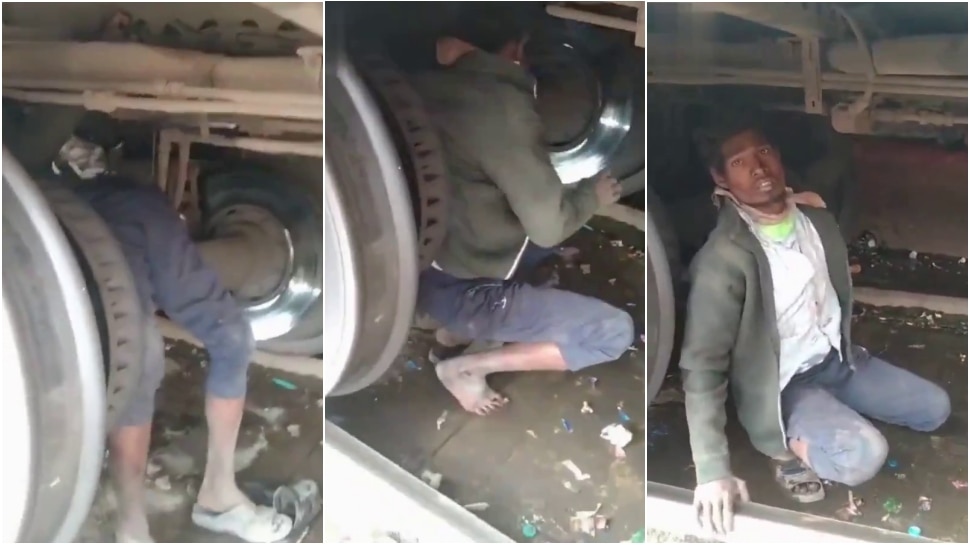 ರೈಲಿನಡಿ ಮಲಗಿ 250 ಕಿ.ಮೀ ಪ್ರಯಾಣಿಸಿದ ವ್ಯಕ್ತಿ..! ಅದಕ್ಕೆ ಈತ ಕೊಟ್ಟ ಕಾರಣ ಕೇಳಿದರೆ ನಗ್ತಿರಾ..