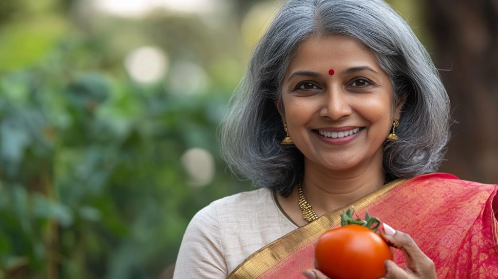 Tomato To Turn White Hair Into Dark Black