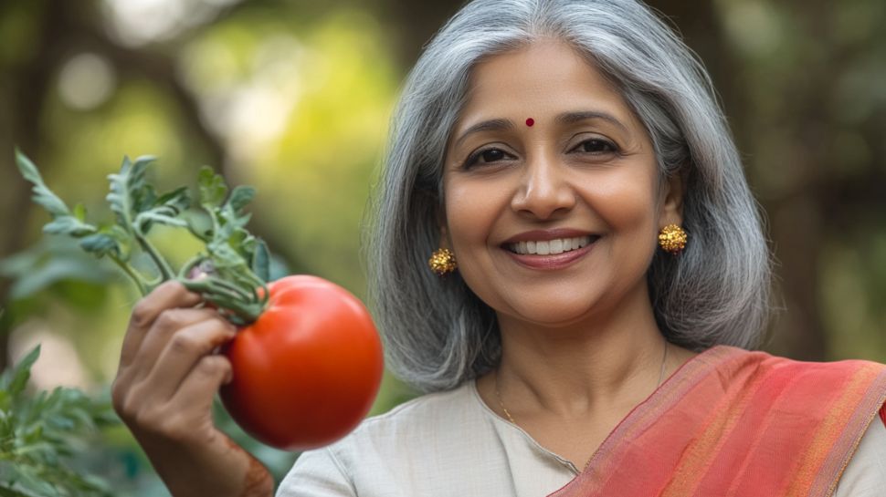 Tomato To Turn White Hair Into Dark Black