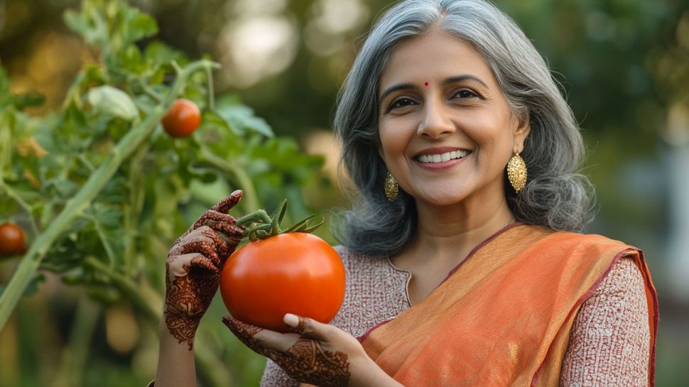 Tomato To Turn White Hair Into Dark Black
