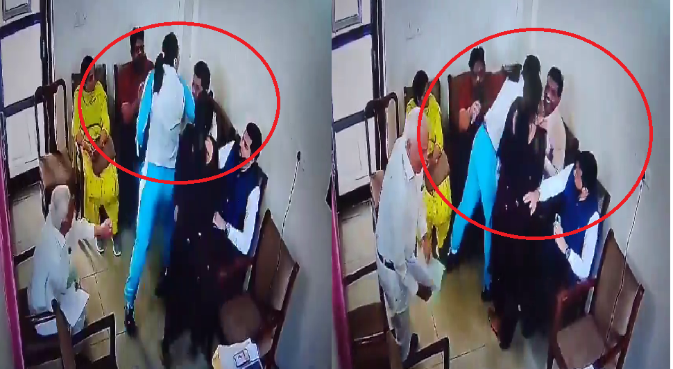 Viral Video: ಪೊಲೀಸ್ ಠಾಣೆಯಲ್ಲೇ ಪತಿಗೆ ಥಳಿಸಿದ ಬಾಕ್ಸರ್ ಸವೀಟಿ ಬೂರಾ! ವಿಡಿಯೋ ವೈರಲ್ Viral Video: ಪೊಲೀಸ್ ಠಾಣೆಯಲ್ಲೇ ಪತಿಗೆ ಥಳಿಸಿದ ಬಾಕ್ಸರ್ ಸವೀಟಿ ಬೂರಾ! ವಿಡಿಯೋ ವೈರಲ್