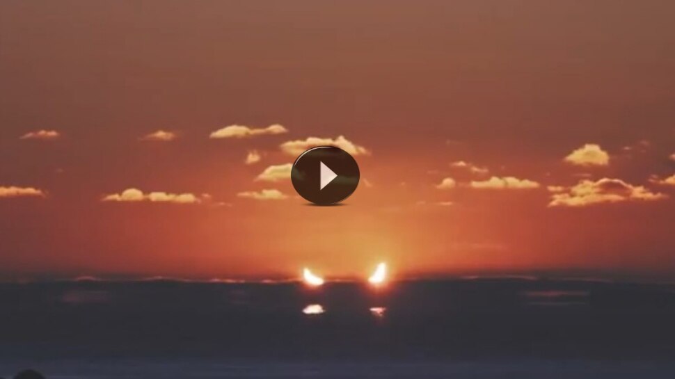 ಇದೇನಿದು ವಿಸ್ಮಯ...! ಇದ್ದಕ್ಕಿದ್ದಂತೆ ಆಕಾಶದಲ್ಲಿ ಉದಯಿಸಿದ ಎರಡೆರಡು ಸೂರ್ಯ... ಬಾನಂಗಳದ ಕೌತುಕದ ದೃಶ್ಯ ನೋಡಿ