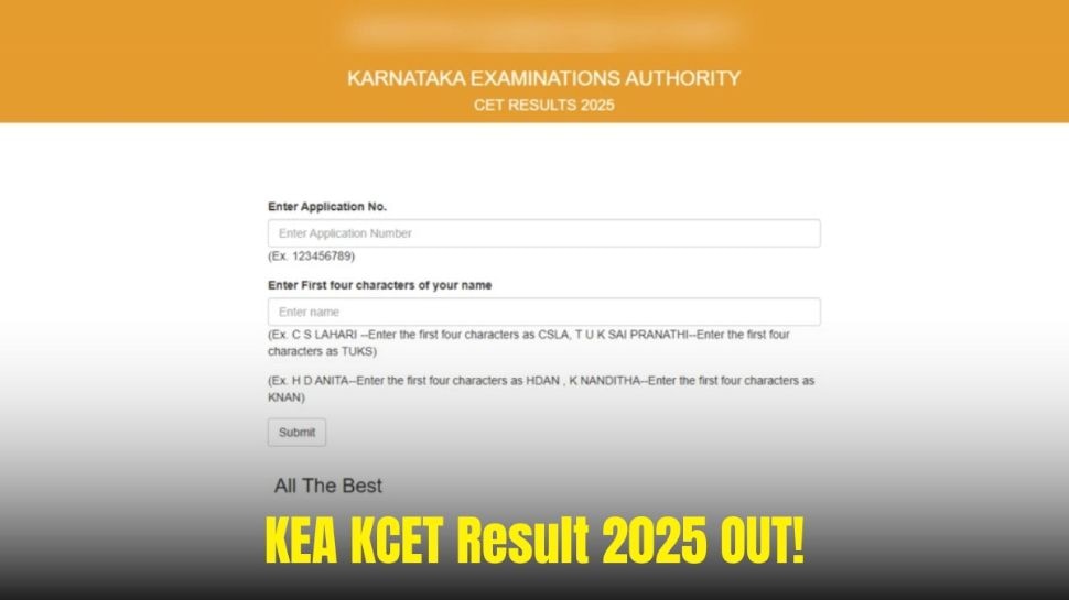 KCET Result 2025: ಕರ್ನಾಟಕ ಸಿಇಟಿ ಫಲಿತಾಂಶ ಪ್ರಕಟ.. ನೇರ ಲಿಂಕ್ ಮತ್ತು ರಿಸಲ್ಟ್ ಚೆಕ್ ಮಾಡುವ ವಿಧಾನ ಇಲ್ಲಿದೆ KCET Result 2025: ಕರ್ನಾಟಕ ಸಿಇಟಿ ಫಲಿತಾಂಶ ಪ್ರಕಟ.. ನೇರ ಲಿಂಕ್ ಮತ್ತು ರಿಸಲ್ಟ್ ಚೆಕ್ ಮಾಡುವ ವಿಧಾನ ಇಲ್ಲಿದೆ