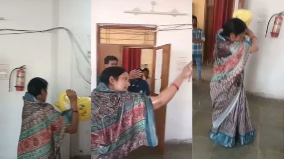 ತಹಶೀಲ್ದಾರ್ ಕಚೇರಿಯಲ್ಲೇ ಮಾಜಿ ಶಾಸಕರ ಪತ್ನಿ ಆತ್ಮಹ*ತ್ಯೆಗೆ ಯತ್ನ! 