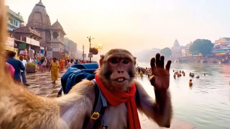 Watch: ಅಬ್ಬಬ್ಬಾ.. ಸೋಷಿಯಲ್‌ ಮೀಡಿಯಾದಲ್ಲಿ ಹೊಸ ಅತಿಥಿ.. ದೇಶ ಸುತ್ತುತ್ತಾ ತನ್ನ ವ್ಲಾಗ್‌ಗಳಿಂದ ನೆಟ್ಟಿಗರ ಮನಗೆದ್ದ ಕೋತಿ