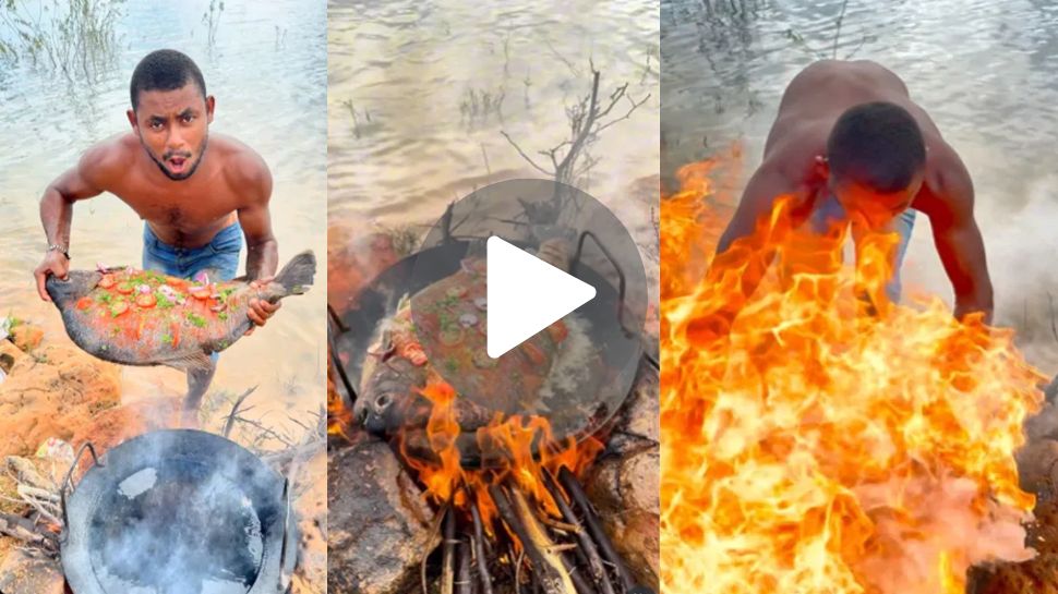 Viral Video: ಮೀನನ್ನು ಹುರಿಯೋಕೆ ಹೋಗಿ ತನ್ನ ದೇಹವನ್ನೇ ಫ್ರೈ ಮಾಡಿಕೊಂಡ ಯುವಕ.. ಮುಟ್ಟಿ ನೋಡಿಕೊಳ್ಳೋ ಕ್ಯಾಮೆ ನಿನಗೆ ಬೇಕಿತ್ತಾ..?