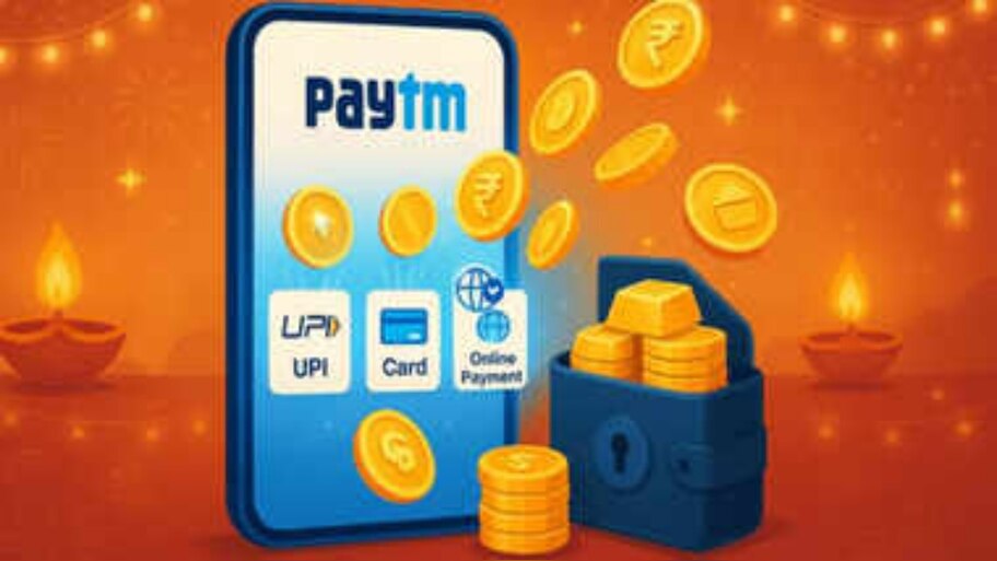 Paytm ಹಬ್ಬದ ಉಡುಗೊರೆ : ಪ್ರತಿ ವಹಿವಾಟಿಗೆ ಒಂದು ಚಿನ್ನದ ನಾಣ್ಯ