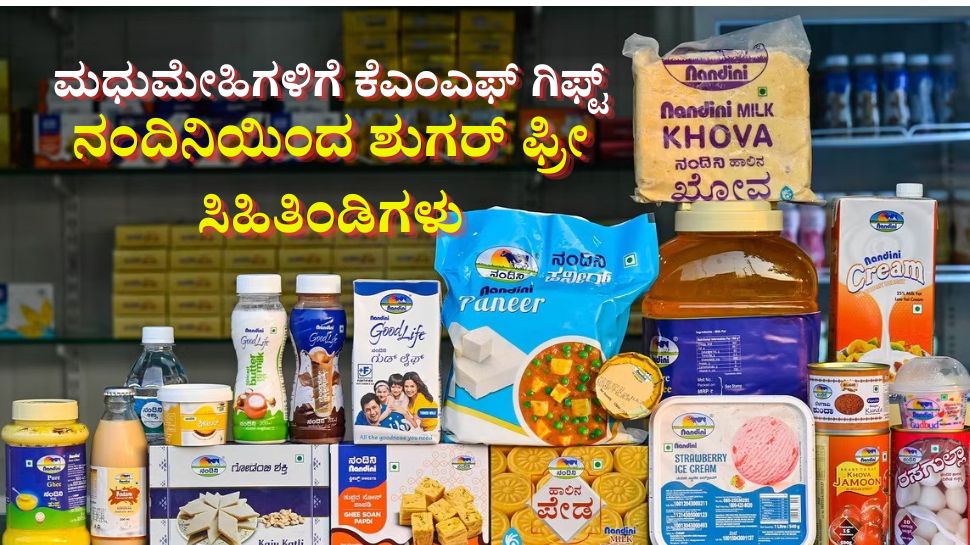 ದೀಪಗಳ ಹಬ್ಬಕ್ಕೆ ಮಧುಮೇಹಿಗಳಿಗೆ ಕೆಎಂಎಫ್ ಗಿಫ್ಟ್: ನಂದಿನಿಯಿಂದ ಶುಗರ್ ಫ್ರೀ ಸಿಹಿತಿಂಡಿಗಳು