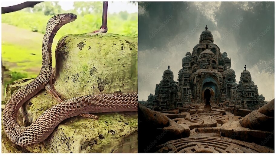 ಈ ನಿಗೂಢ ದೇಗುಲ ಕಾಯುತ್ತೆ ಜೀವಂತ ನಾಗ! ಈ ​​ದೇವಸ್ಥಾನ ಪ್ರವೇಶ ಮಾಡೋಕೆ ಗುಂಡಿ ಗಟ್ಟಿ ಇರಬೇಕು.. ವಿಡಿಯೋ ವೈರಲ್
