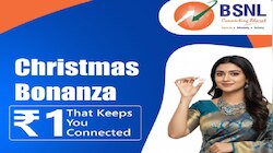 BSNLನ ಕ್ರಿಸ್‌ಮಸ್ Bonanza ಆಫರ್: ಕೇವಲ ₹1ಗೆ ಸಿಮ್ ಕಾರ್ಡ್, ಪ್ರತಿದಿನ 2GB ಡೇಟಾ ಸಿಗುತ್ತೆ...