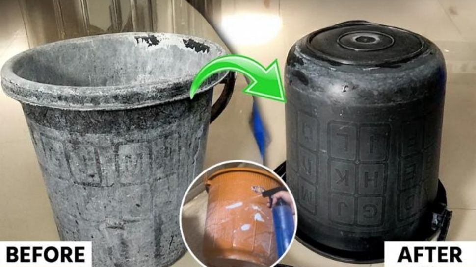 Easy and simple trick to remove stains from plastic buckets | ಎಷ್ಟೇ ...
