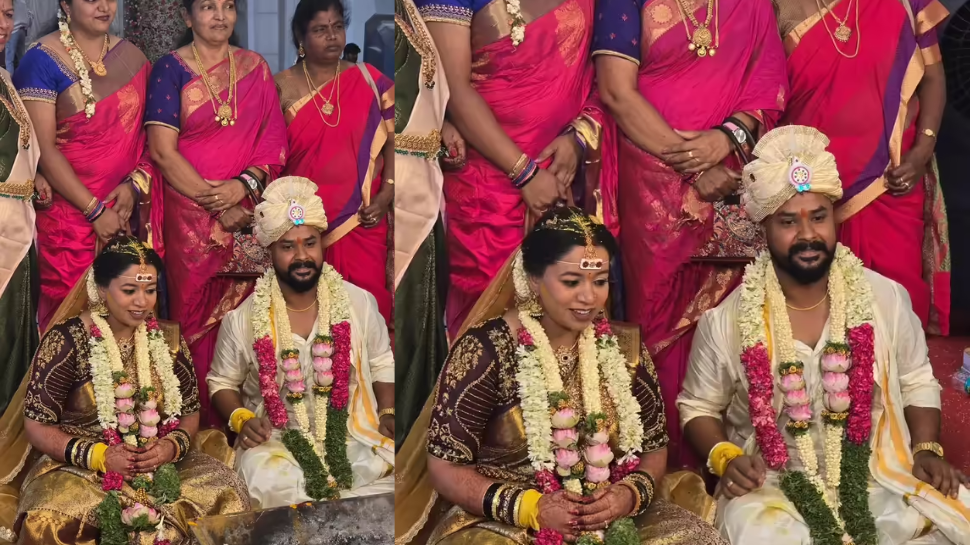 Latest Kannada News Shivu Manasa wedding reception, Shivu Manasa ...